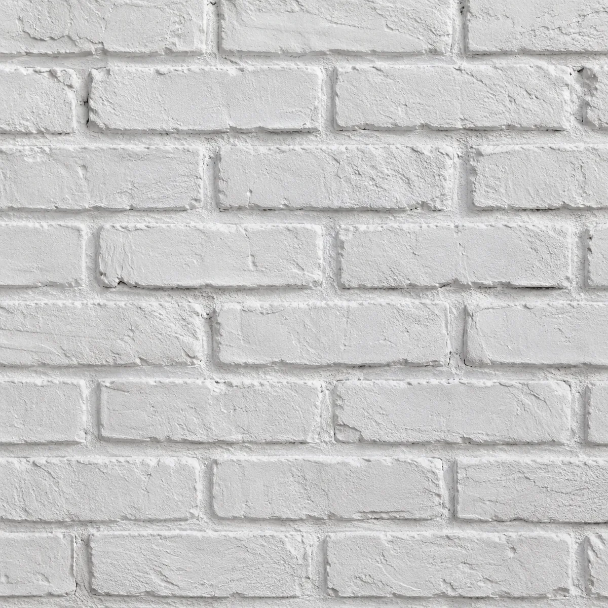 Painted solid brick wall