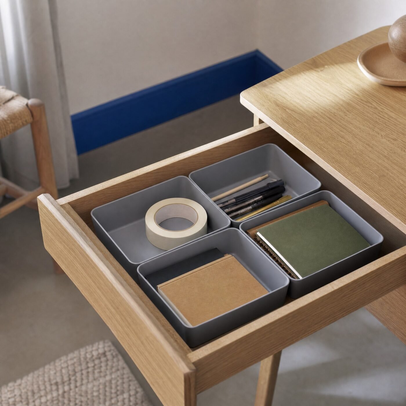 Drawer Divider Boxes, Set of 4 — in a room