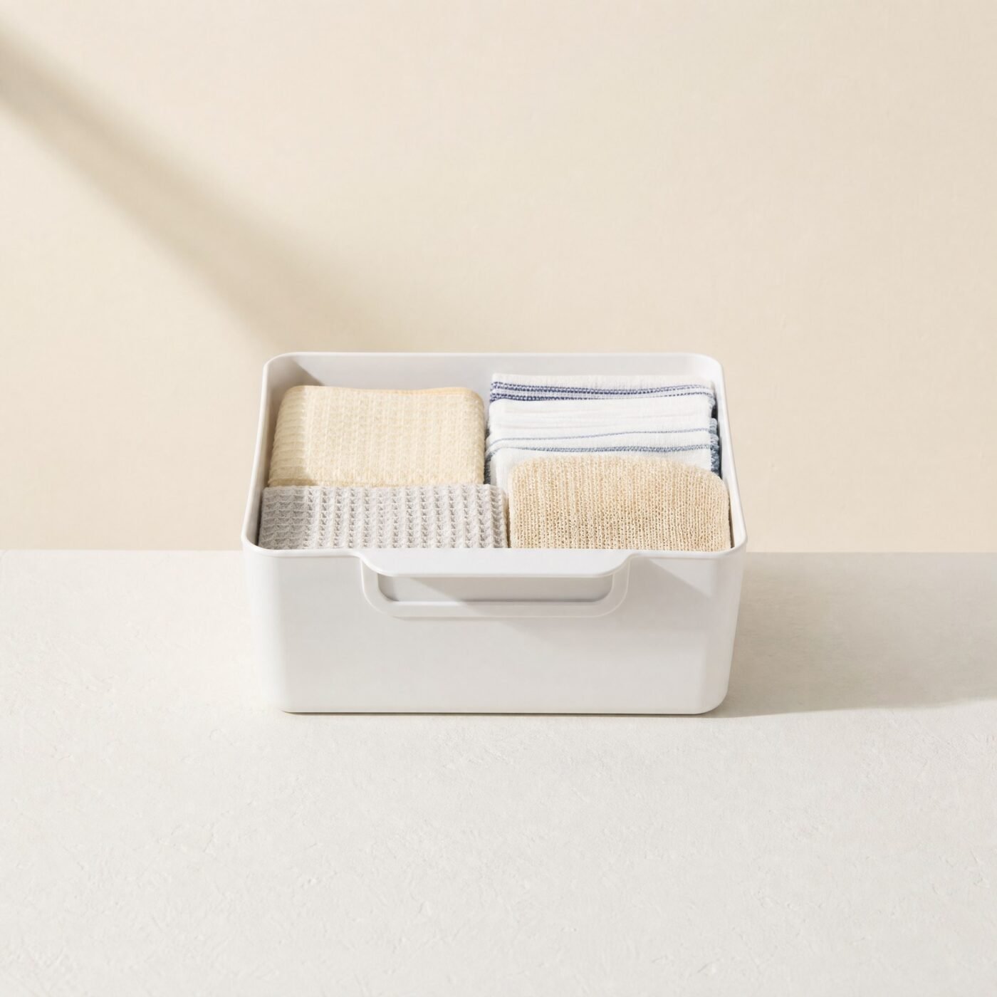 Under-Shelf Bin with Handle