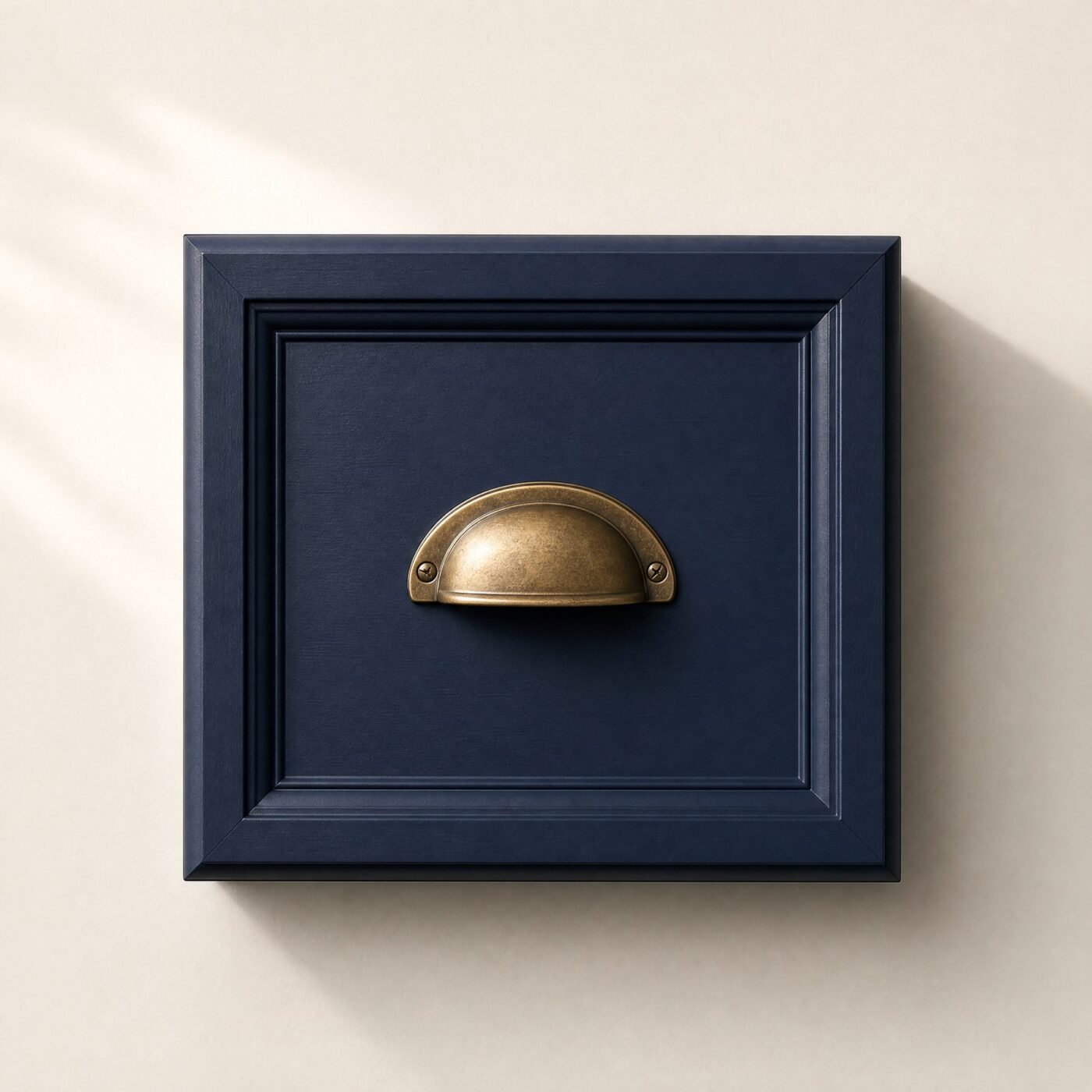 Cup Pull, Antique Brass-Tone