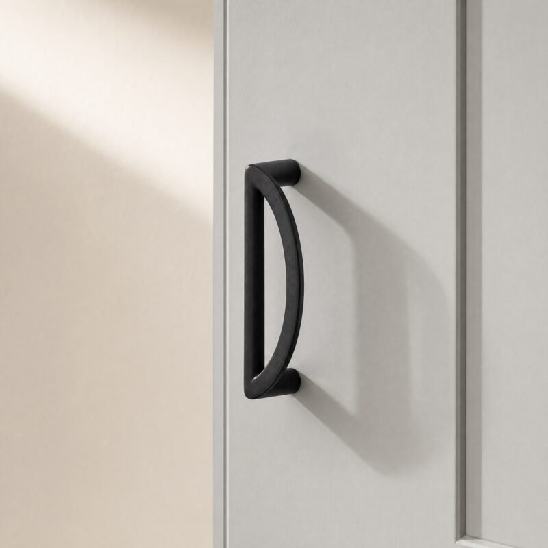 Arch D-Handle, Matt Black