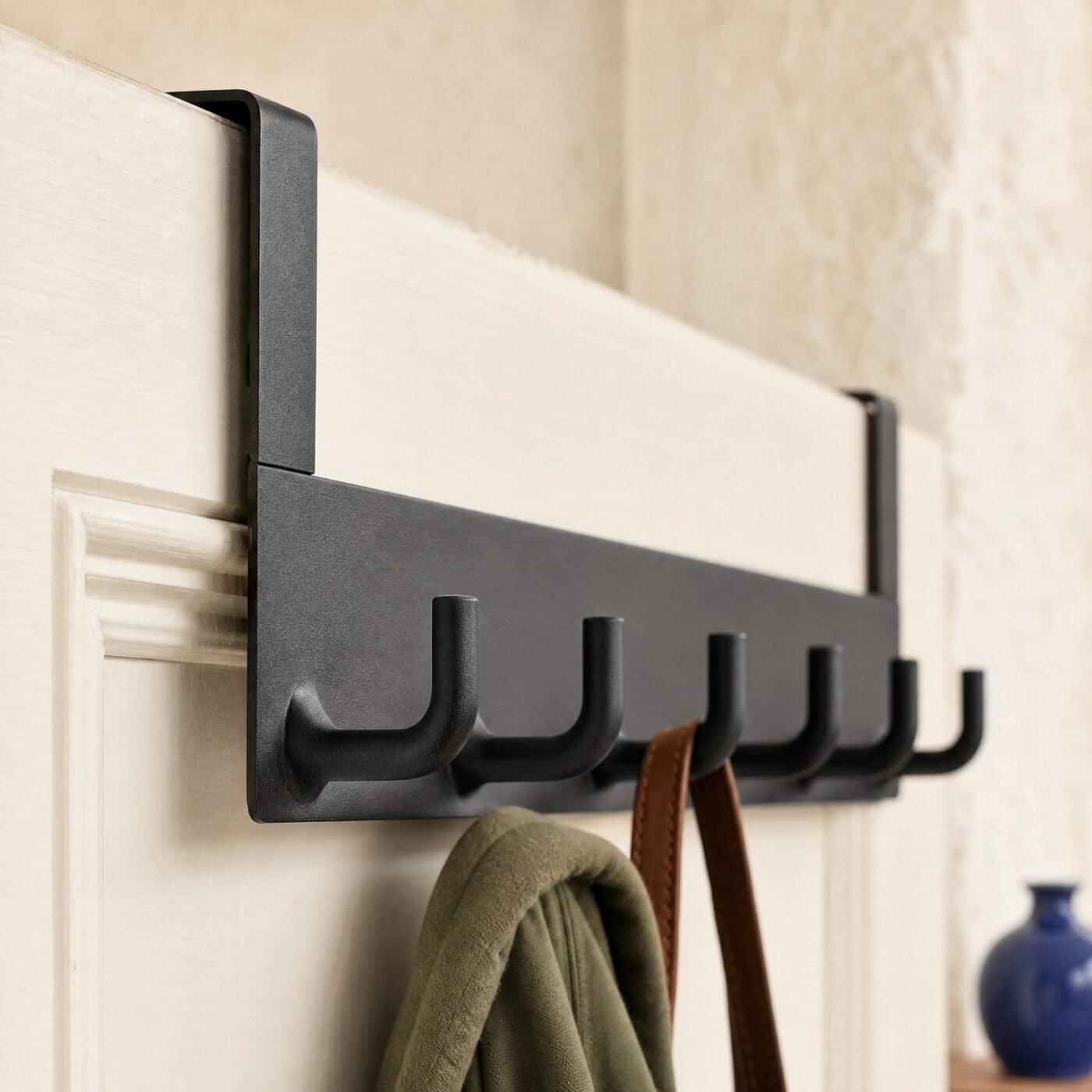 Over-Door Hook Rack, 6 Hooks — detail