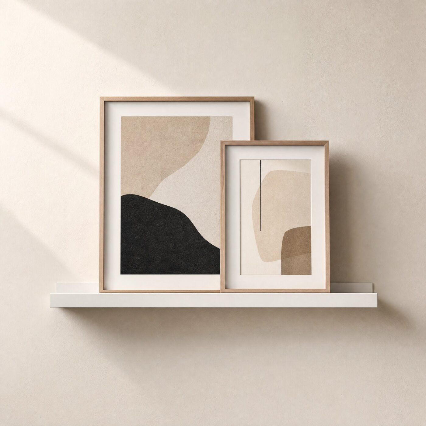 Picture Ledge Shelf, Matt White